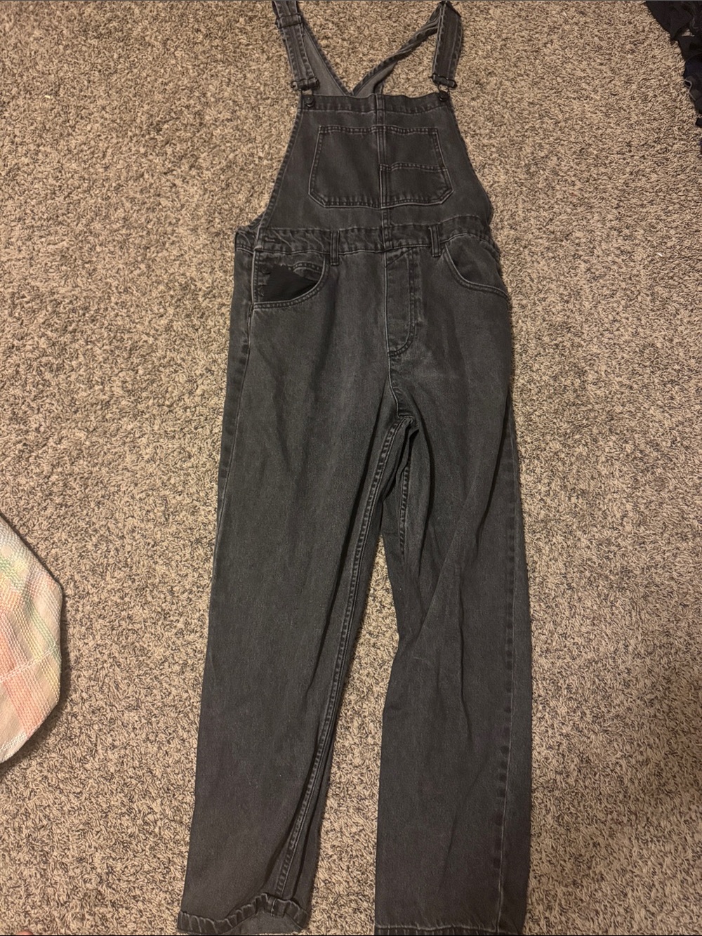 Free People Ziggy Overalls Mineral Black - Picture 3 of 5